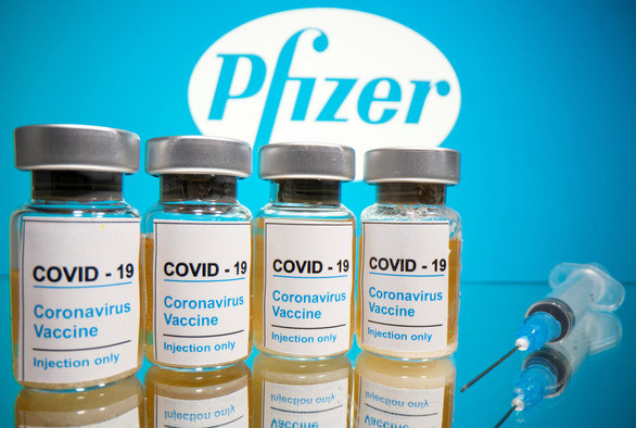 Vắc xin COVID-19 hiệu quả trên 90%, chứng khoán Mỹ ngập sắc xanh